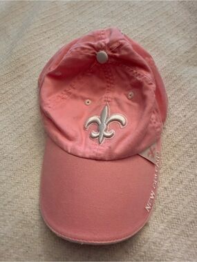 Kids Pink Fleur-de-Lis Baseball Cap
